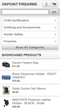 Mobile Screenshot of onpointfirearms.net