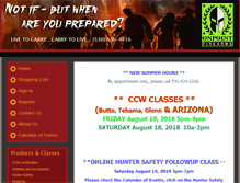 Tablet Screenshot of onpointfirearms.net